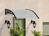 TOUGHOUT Canopy Awning Door Window Awning 1.2m x 0.8m